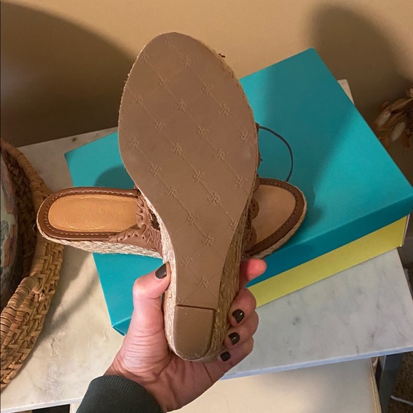 Jack Rogers Tan Wedge Sandals - Picture 3 of 4